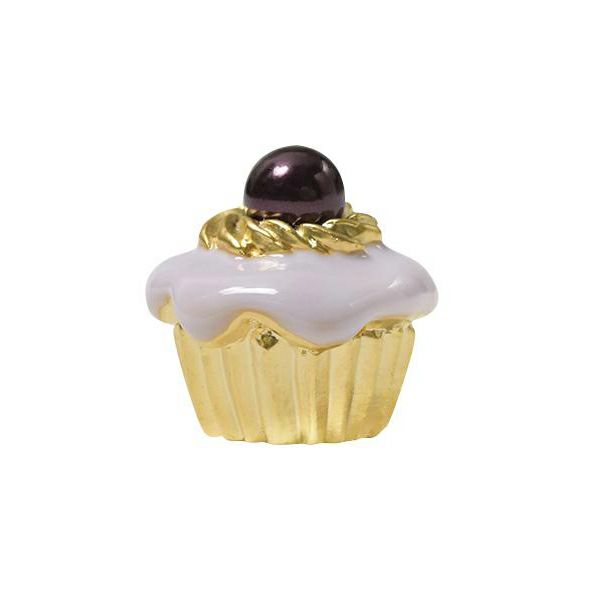 プチ　ブルーベリーカップケーキ　チャーム