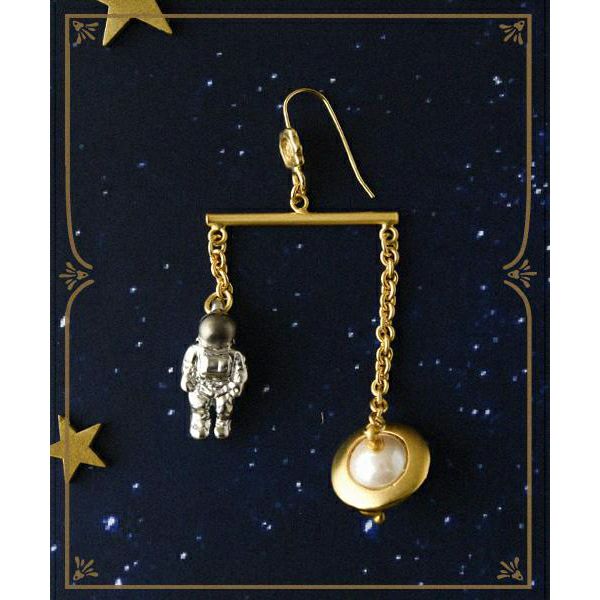 ミルキーウェイ スペースウォーク ピアス | Q-pot. ONLINE SHOP