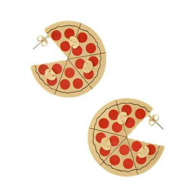 ペパロニピザ ピアス（ペア）