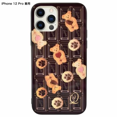 テディーベアー チョコレート ハードガラスケース Iphone12 12pro Q Pot Online Shop テディーベアー チョコレート ハードガラスケース Iphone12 12pro Q Pot Online Shop