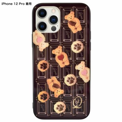 テディーベアー チョコレート ハードガラスケース Iphone12 12pro Q Pot Online Shop