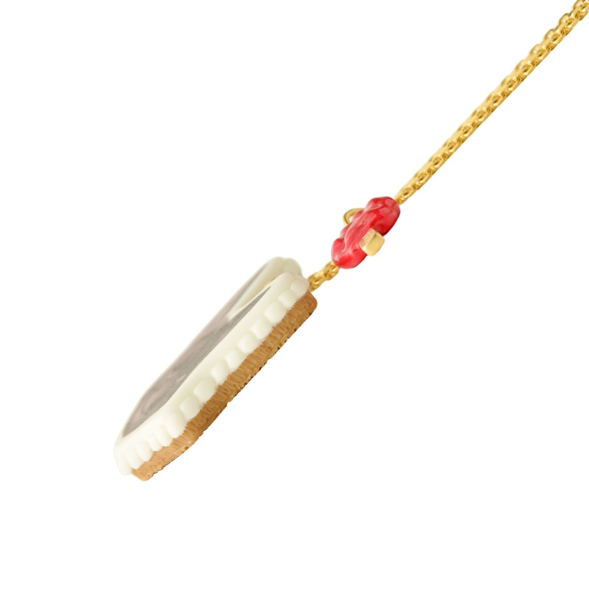 ズートピア　ディズニーコラボアクセサリー　ニック/ホームメイド キャロットケーキ ネックレス