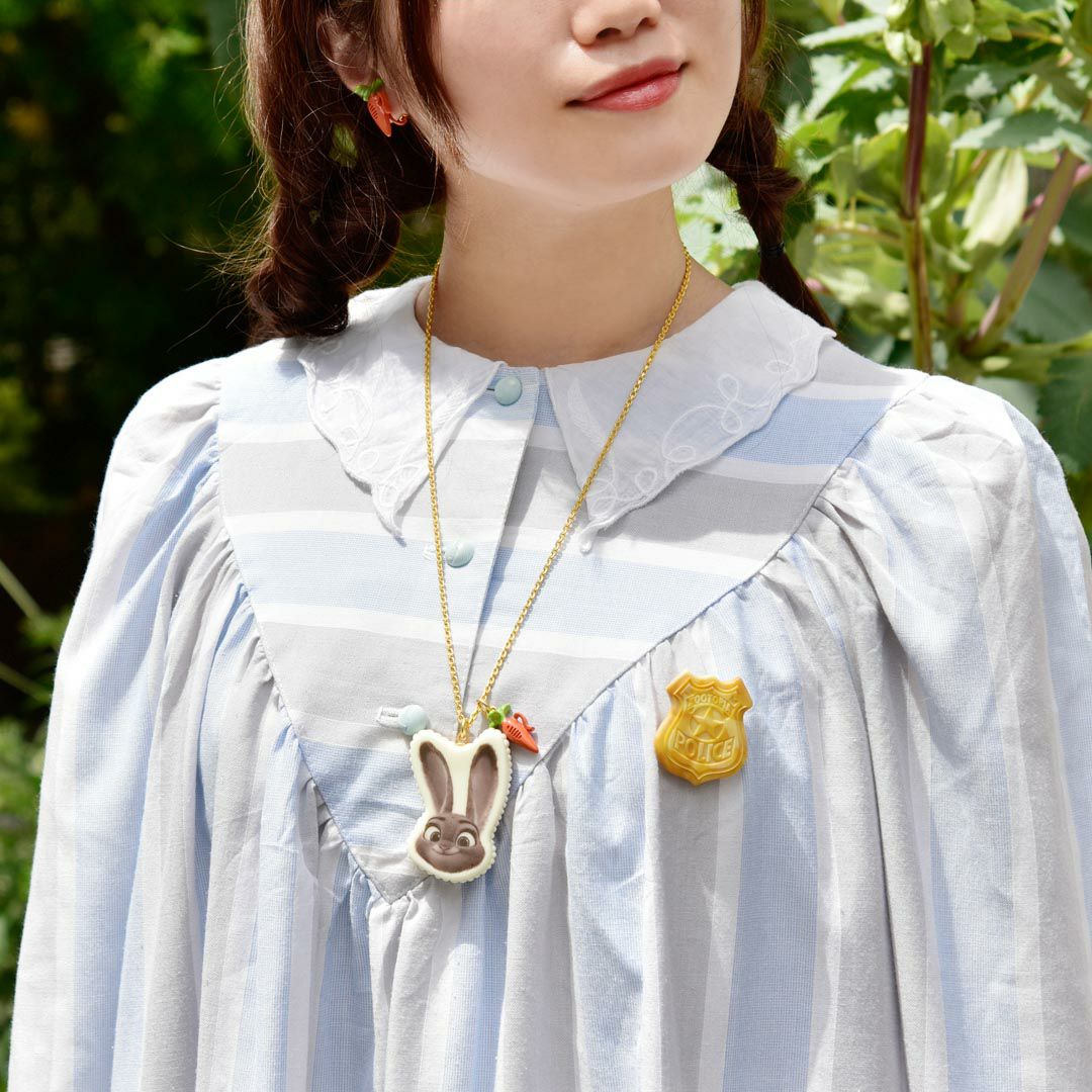 ズートピア　ディズニーコラボアクセサリー　ジュディ/キャロットレコーダー イヤリング