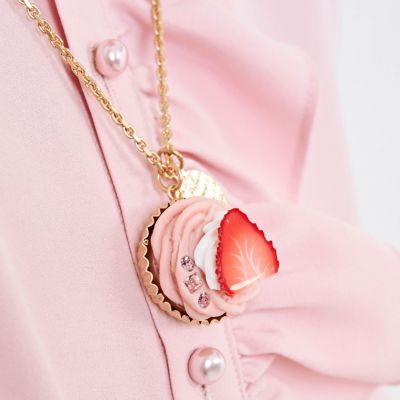 【残り1点】ストロベリーモンブラン ネックレス