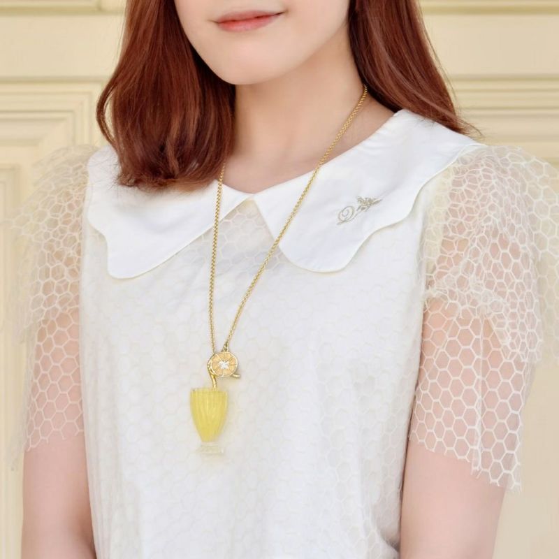 美品✨Q-pot フレッシュレモネード ネックレス ¥33.000 キューポット フレッシュレモネード ネックレス | Q-pot. ONLINE SHOP