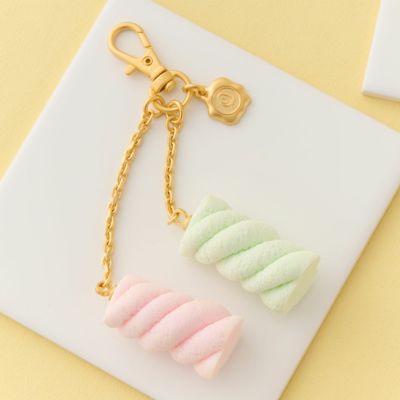 マシュマロ バッグチャーム