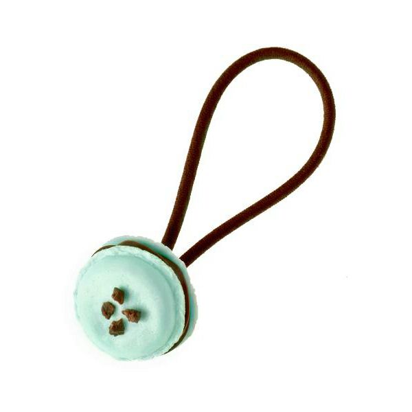 チョコミント　マカロン　ヘアアクセサリー