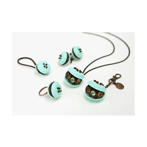 残り1点】ミントチョコレートプチマカロンヘアゴム | Q-pot. ONLINE SHOP