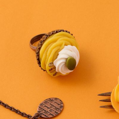 カボチャモンブランカップケーキ リング