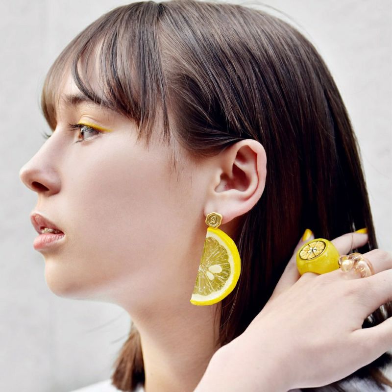 残り1点】フレッシュレモン ピアス（ペア） | Q-pot. ONLINE SHOP