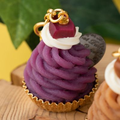 【残り1点】紫芋のモンブランカップケーキ　バッグチャーム