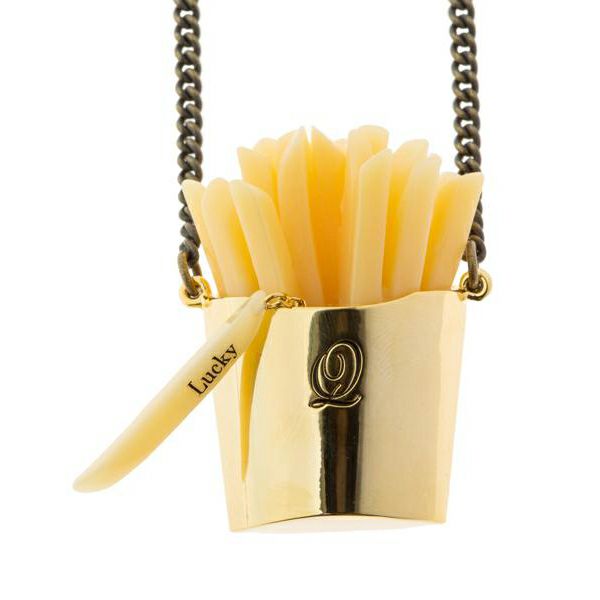 ラッキーフレンチフライ ネックレス【ハンバーガーシリーズ】