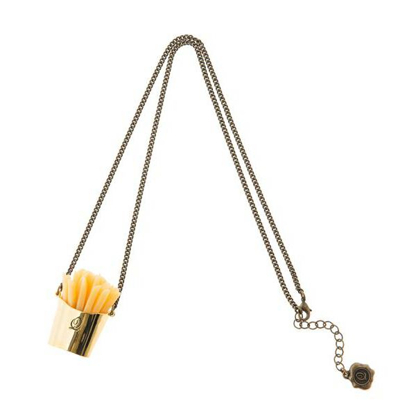 ラッキーフレンチフライ ネックレス【ハンバーガーシリーズ】