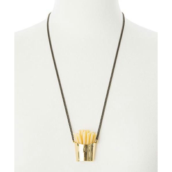 ラッキーフレンチフライ ネックレス【ハンバーガーシリーズ】