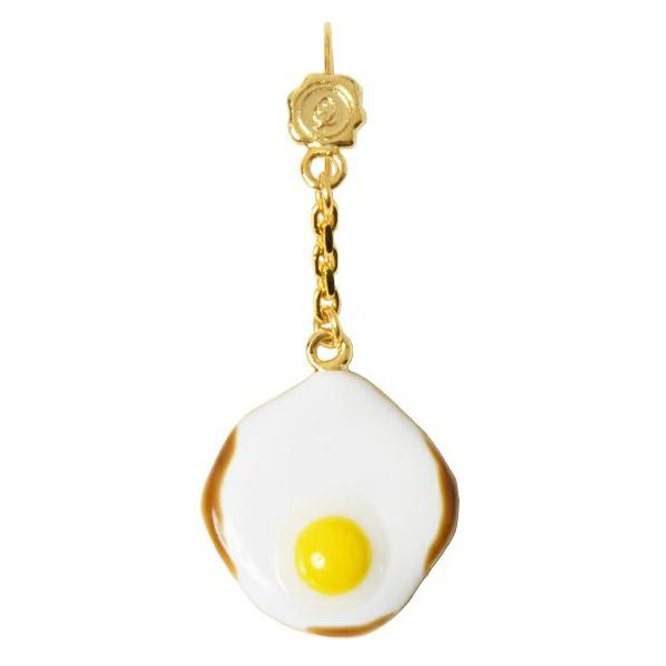 目玉焼き　ピアス【ハンバーガーシリーズ】