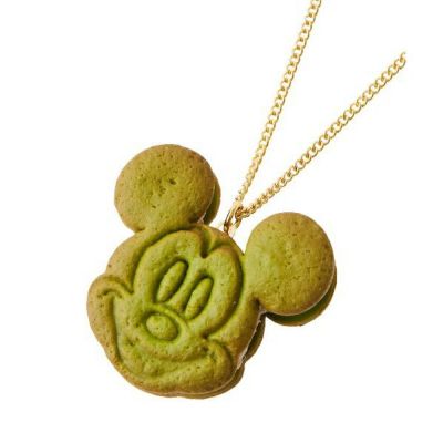 ミッキーマウス/アズキ アイスクリーム クッキーサンド ネックレス【ディズニー アクセサリー】