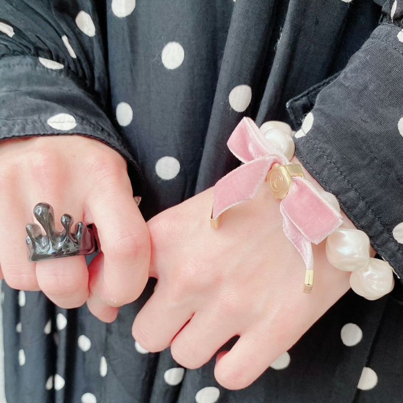 残り1点】メルトリング (クリアブラック) | Q-pot. ONLINE SHOP