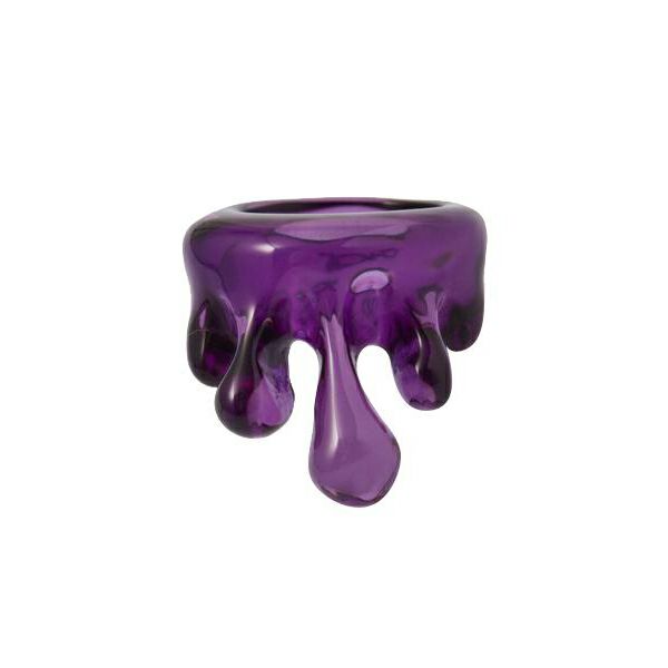 Q-pot./ ポイズン メルト リング クリア パープル L 受注終了】メルトリング (クリアパープル)【2026年1月下旬以降順次お