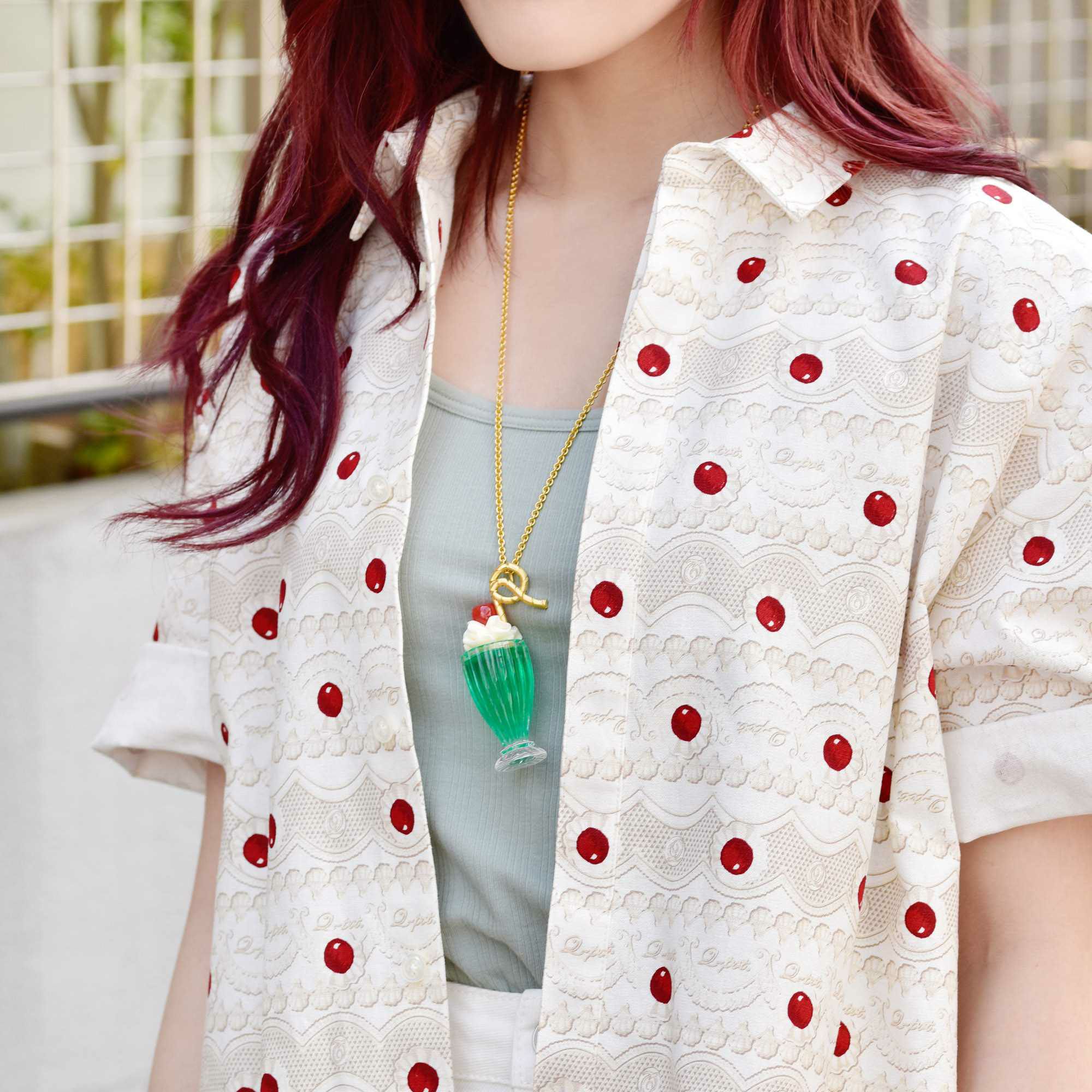 クリームソーダ ネックレス | Q-pot. ONLINE SHOP