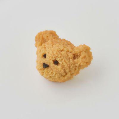 【残り1点】テディベアのカオ メイプルクッキー ピアス