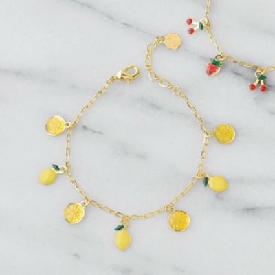 レモン チェーンブレスレット