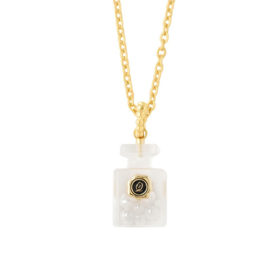 パールパフュームボトル ネックレス