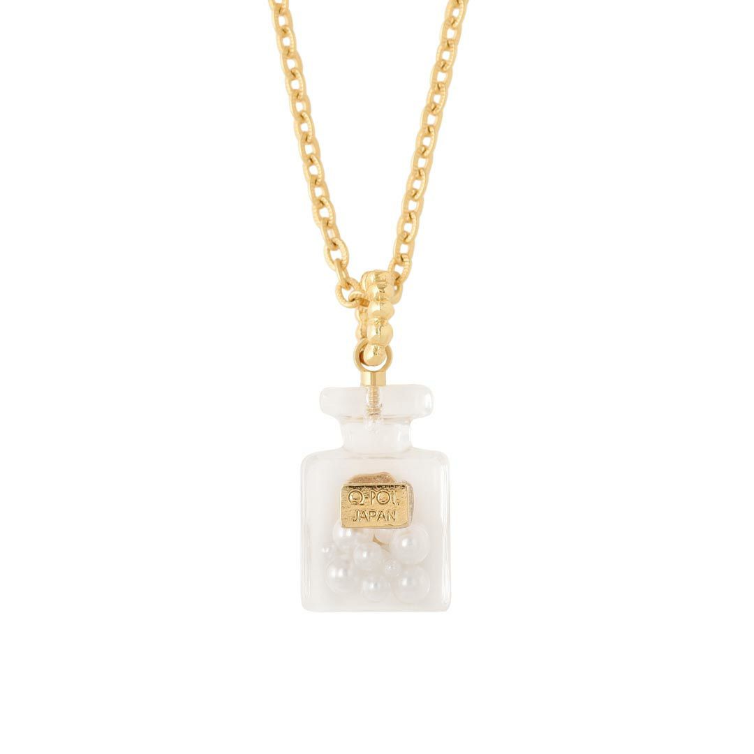 パールパフュームボトル ネックレス