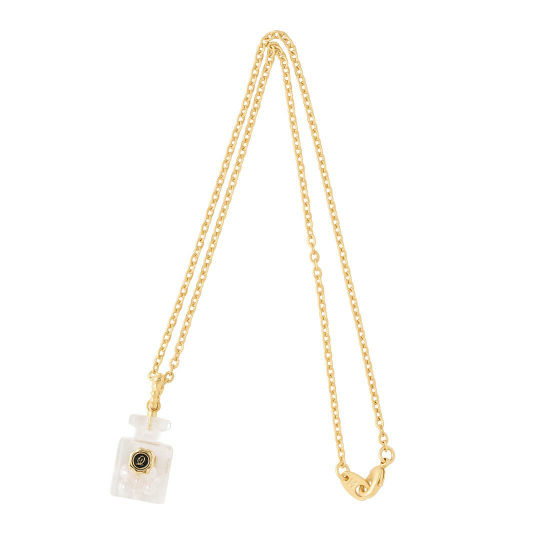 パールパフュームボトル ネックレス