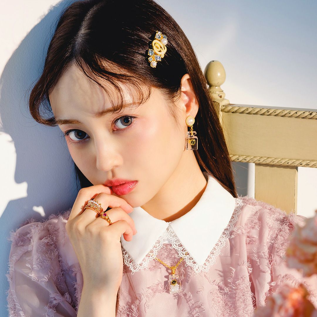 パールパフュームボトル ネックレス