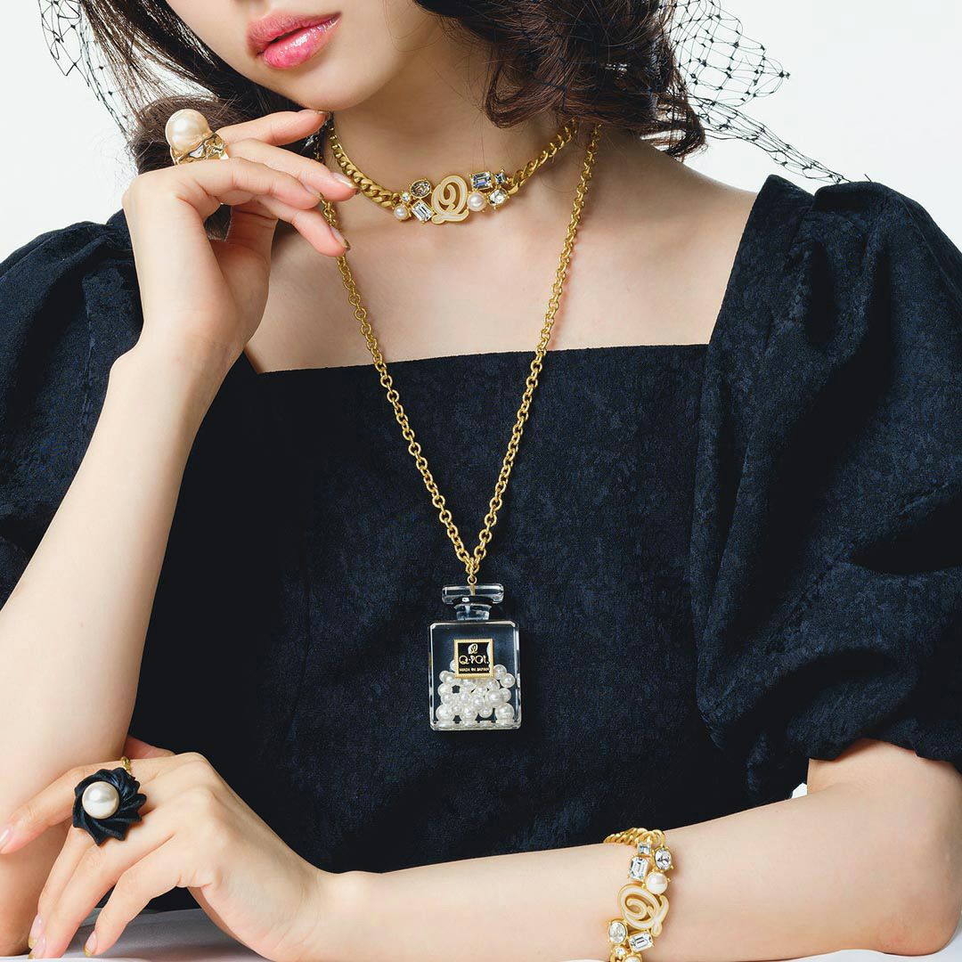 パールパフュームボトル ネックレス | Q-pot. ONLINE SHOP