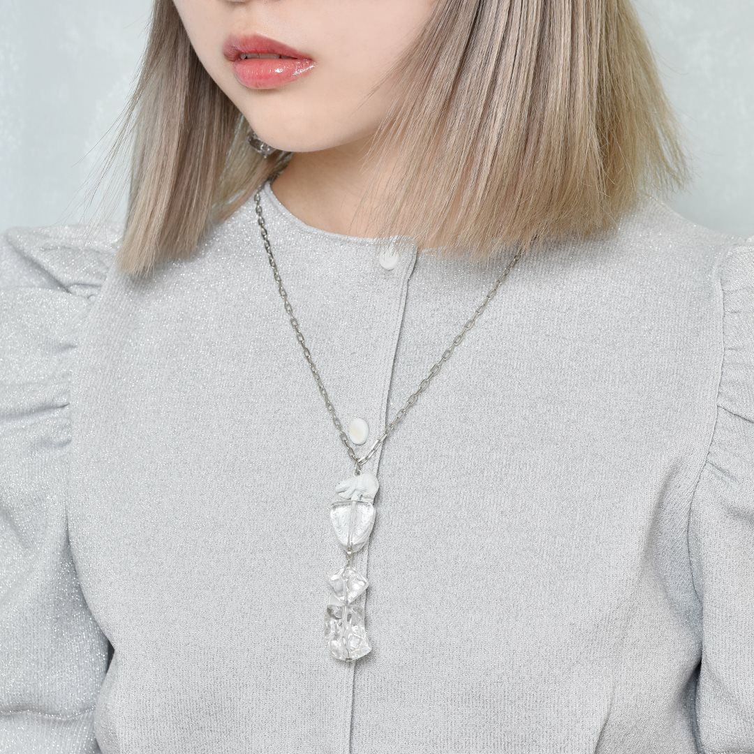 リュウヒョウ＆ポーラーベア ネックレス | Q-pot. ONLINE SHOP
