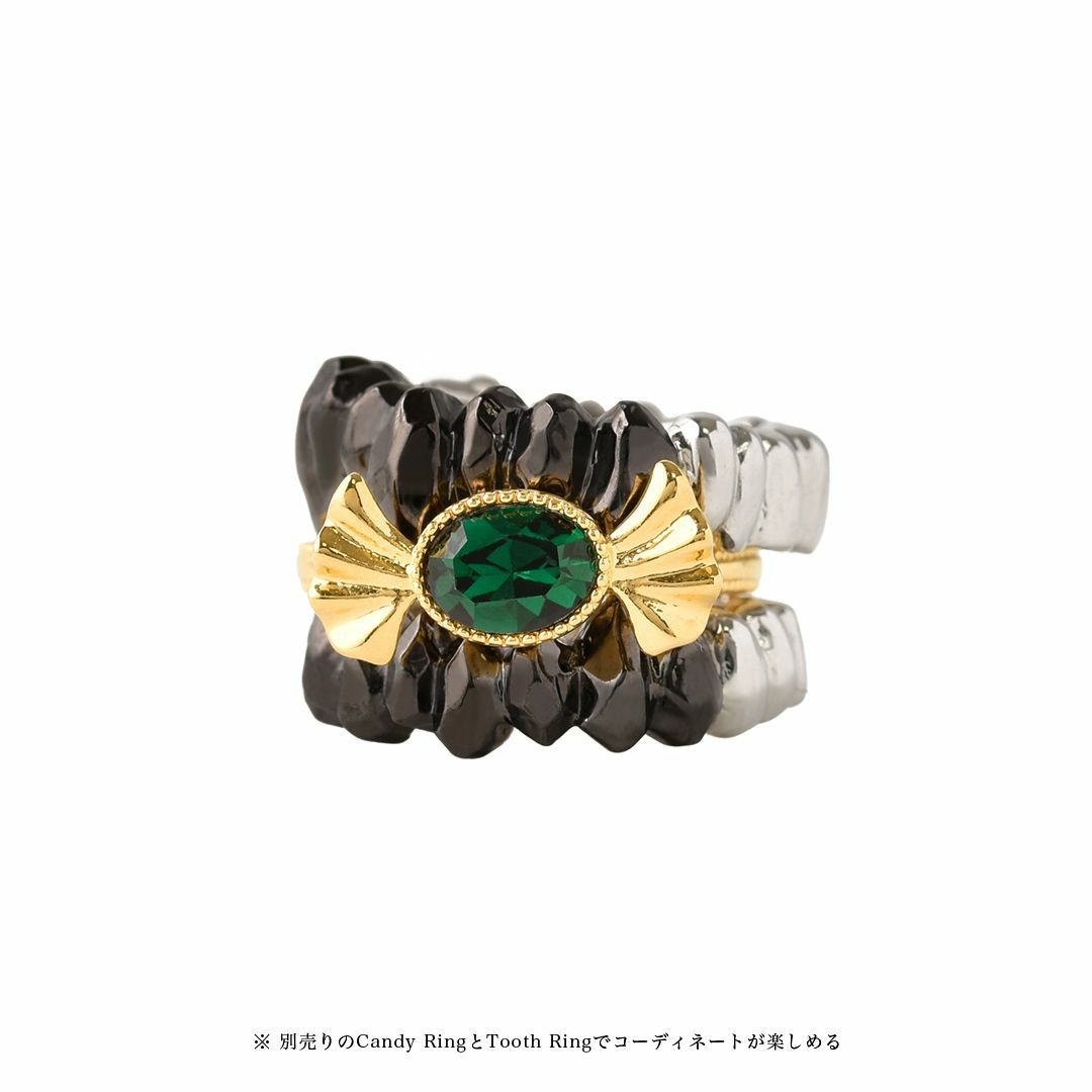 Poppy/キバ リング (Black&Silver) | Q-pot. ONLINE SHOP
