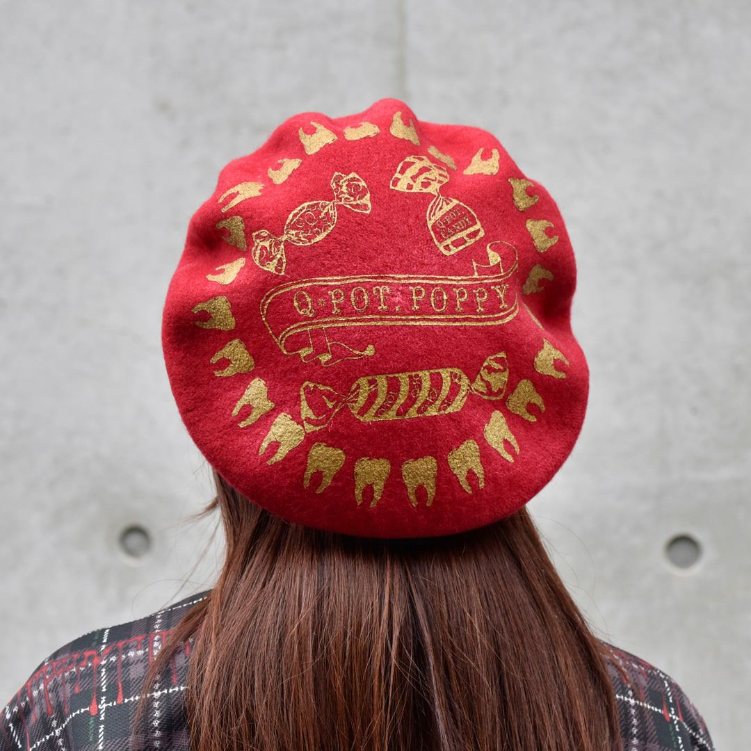 Poppy コラボ ベレー帽