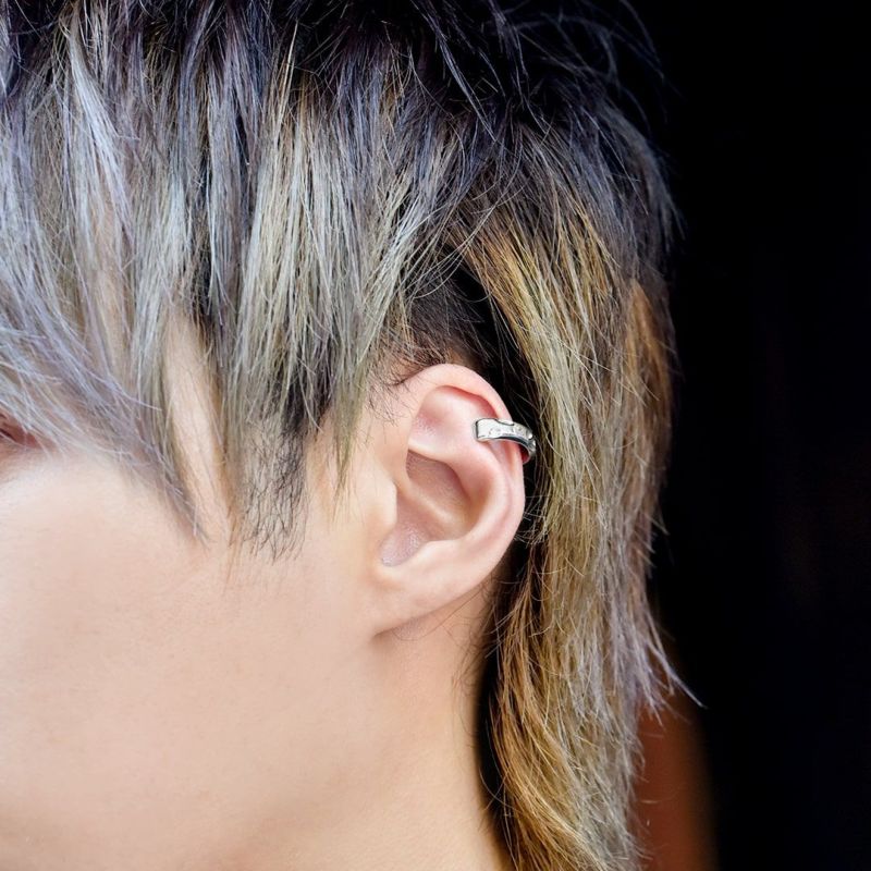 国内発送 COLDFRAME☆Flat Pottery Vessel イヤーカフ シルバー FLAT POTTERY VESSEL EAR CUFF