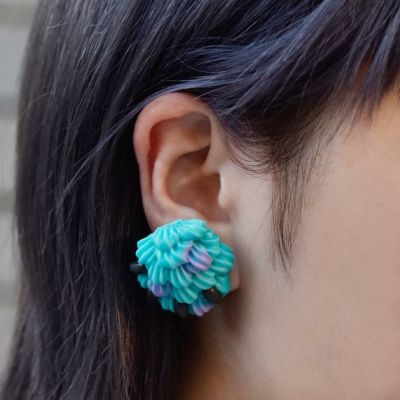 【残り１点】サリー/ホイップクリーム ピアス【ディズニー アクセサリー】【モンスターズインク】