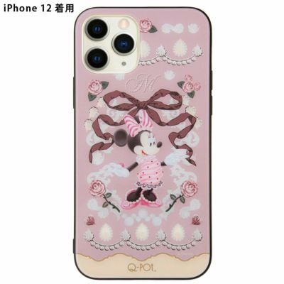 ミニー/ヴィンテージケーキ ハードガラススマホケース -　iPhone12/12Pro【ディズニー アクセサリー】