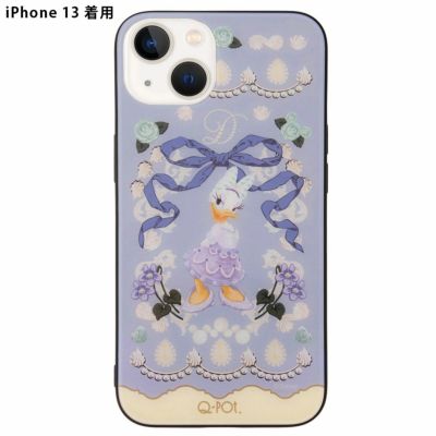 デイジー/ヴィンテージケーキ ハードガラススマホケース　- iPhone13/14兼用【ディズニー アクセサリー】