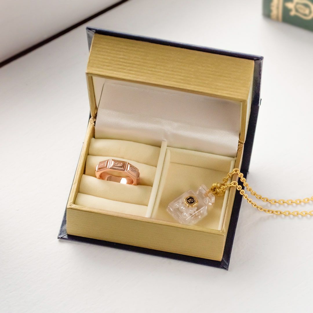 スイートコレクションボックス ネイビー ジュエリーケース ギフトラッピング