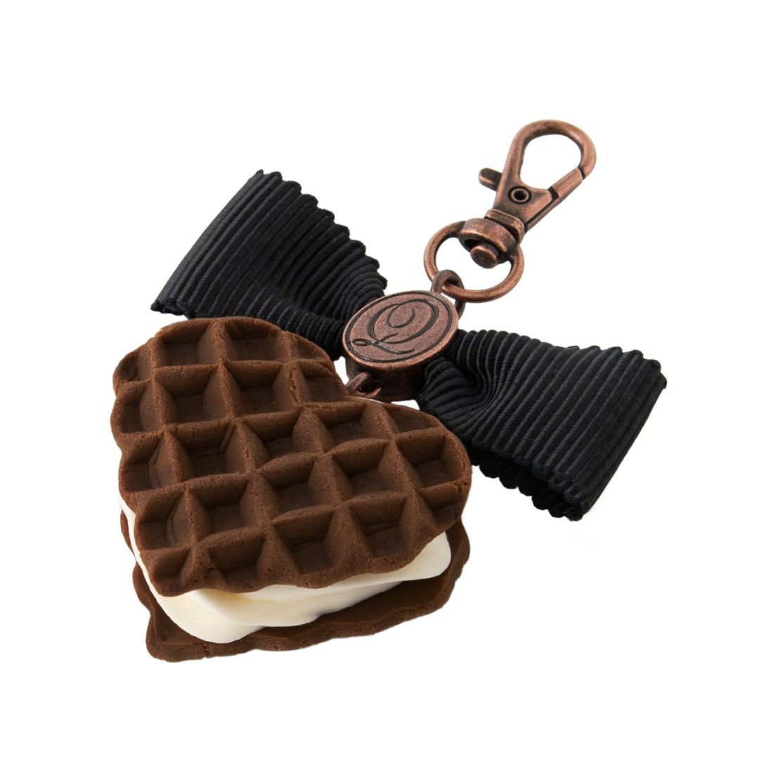 チョコレートワッフル バッグチャーム