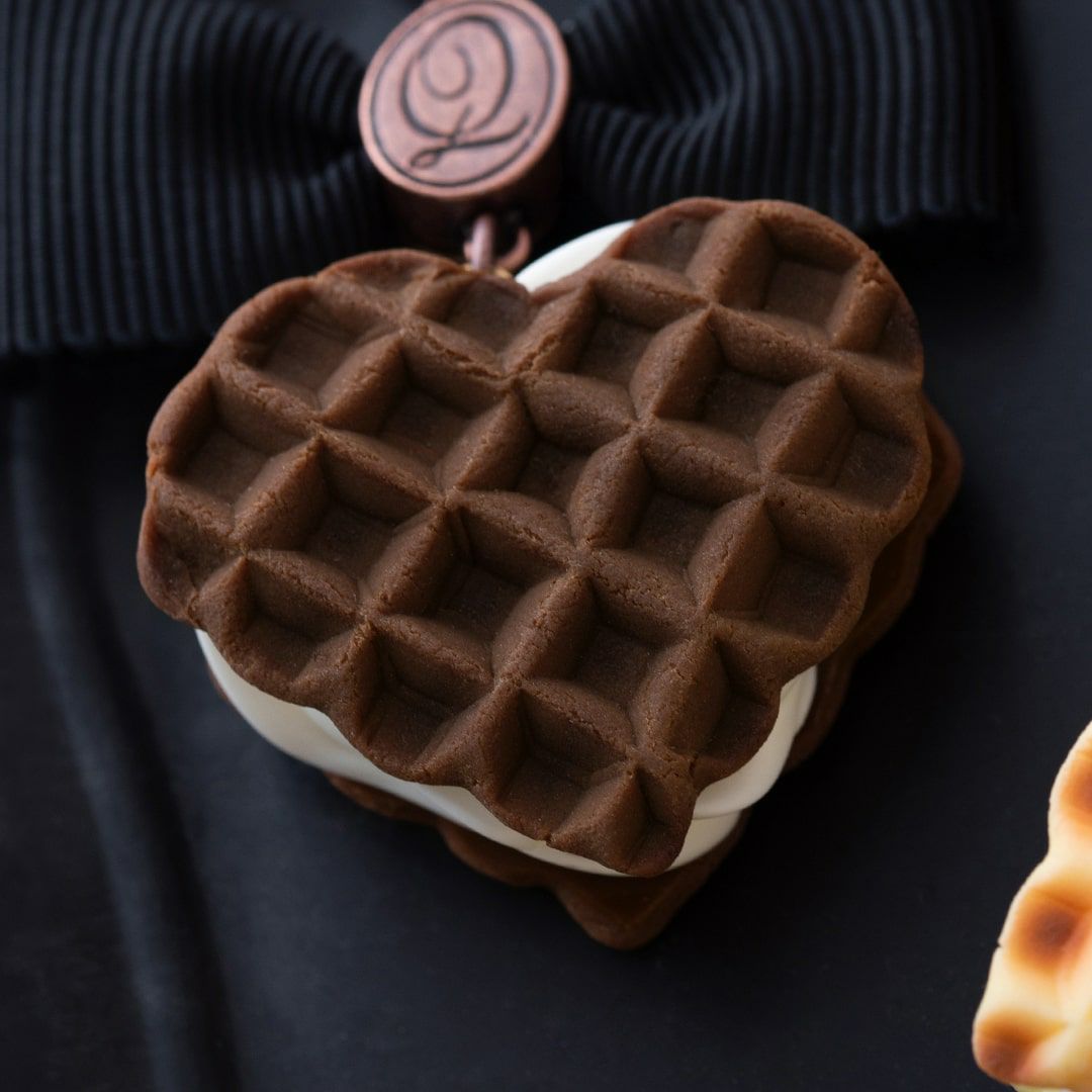 チョコレートワッフル バッグチャーム