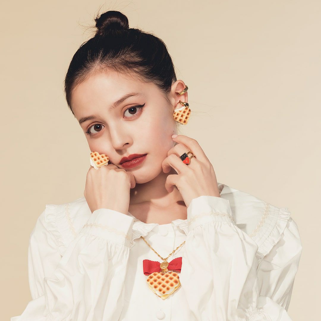 バターミルクワッフル ネックレス