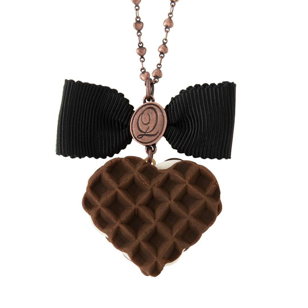 チョコレートワッフル ネックレス