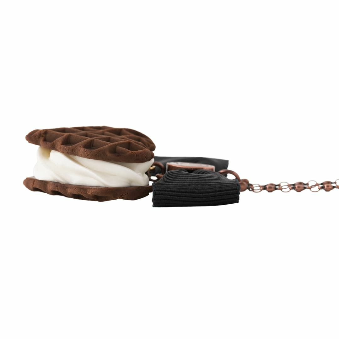 チョコレートワッフル ネックレス