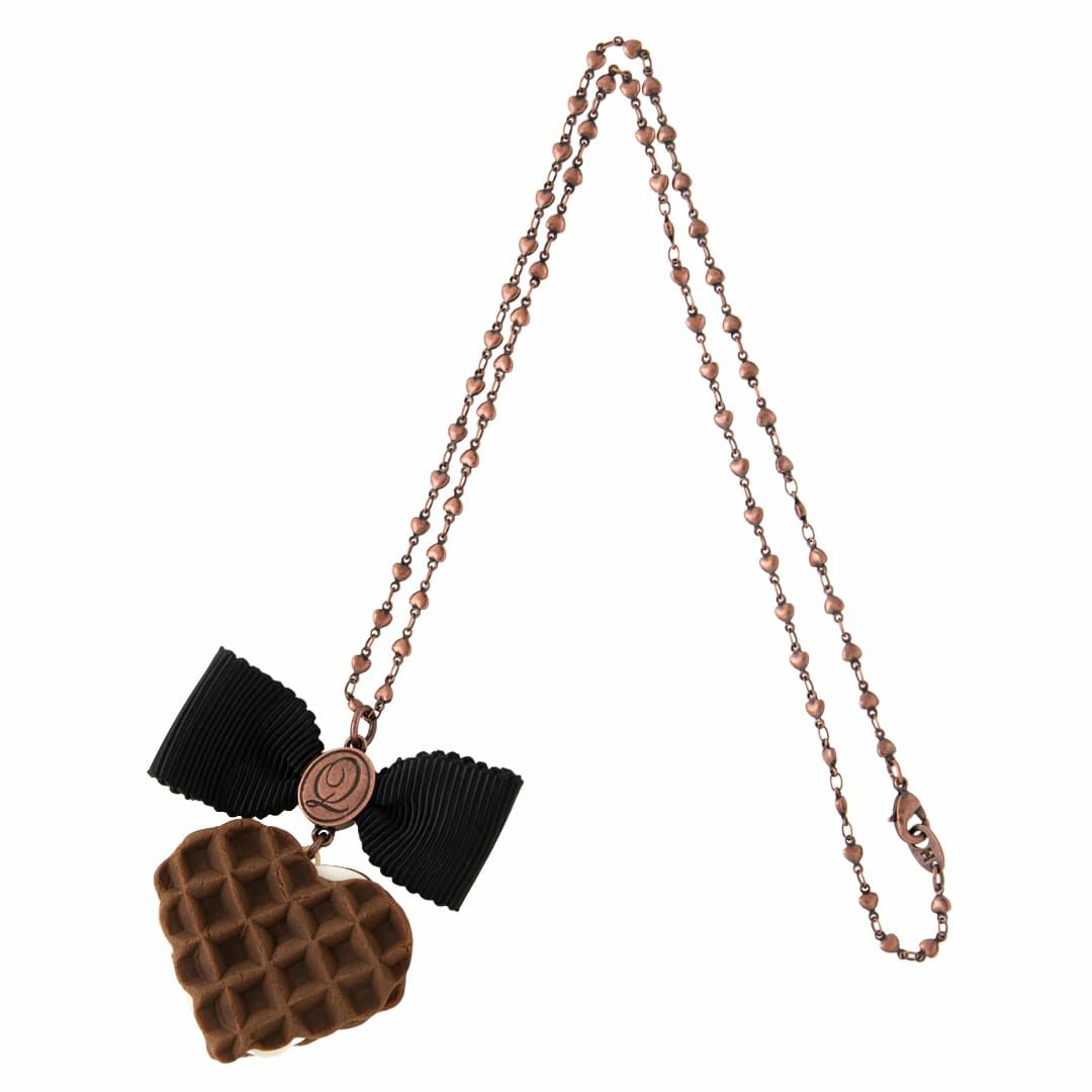 チョコレートワッフル ネックレス