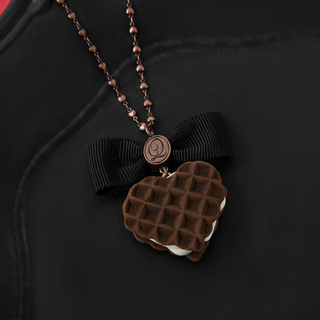 チョコレートワッフル ネックレス