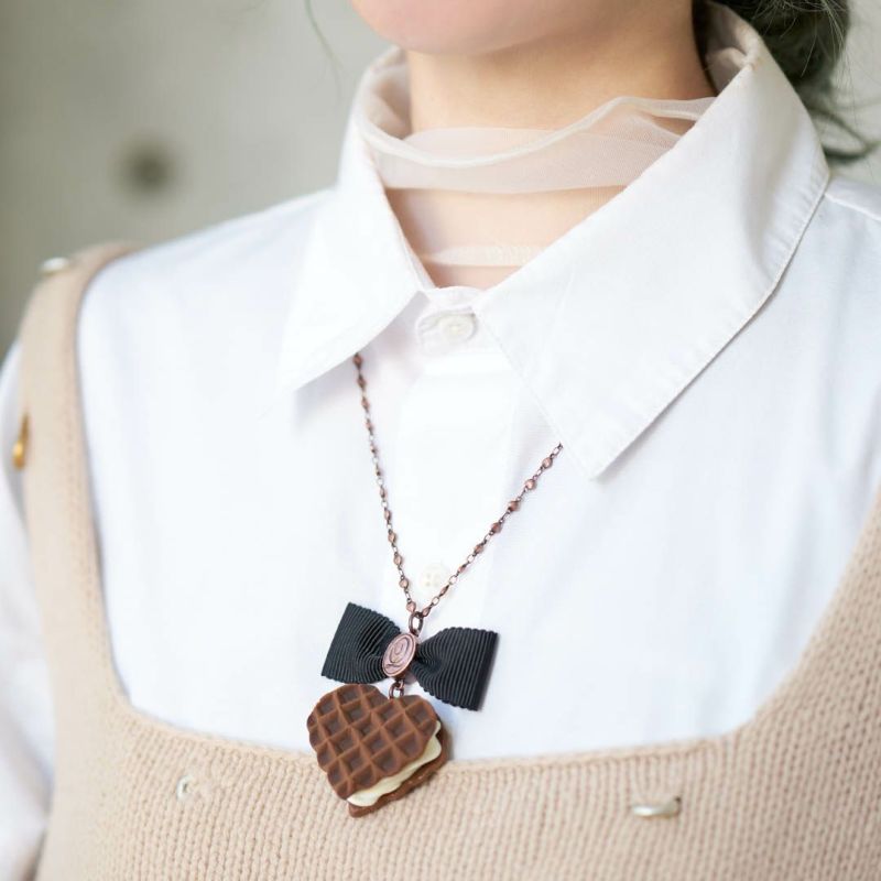 チョコレートワッフル ネックレス | Q-pot. ONLINE SHOP