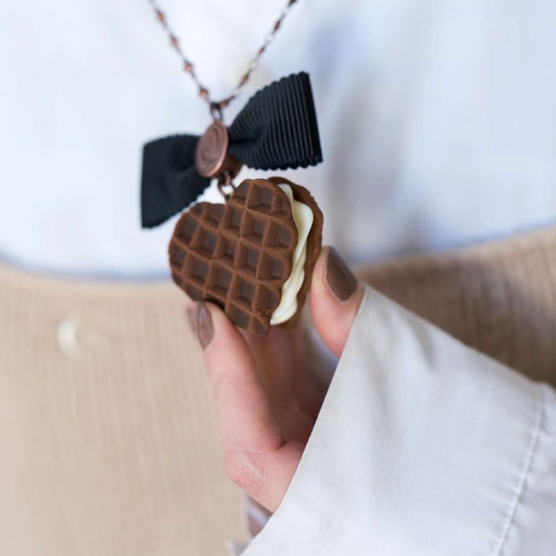 チョコレートワッフル ネックレス | Q-pot. ONLINE SHOP