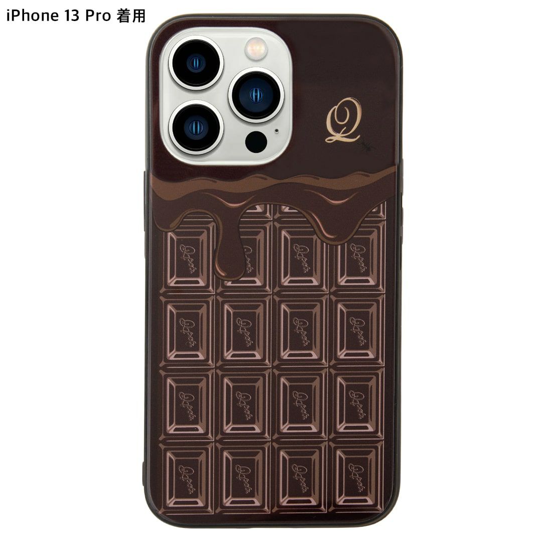 Iphone13pro メルティーチョコレート ハードガラスケース Q Pot Online Shop
