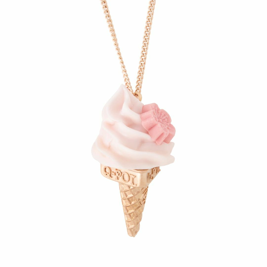 サクラ ソフトクリーム ネックレス | Q-pot. ONLINE SHOP
