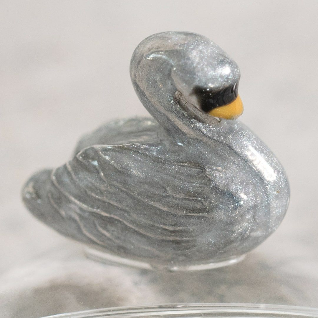 バレエコア スワン クリア ブレスレット